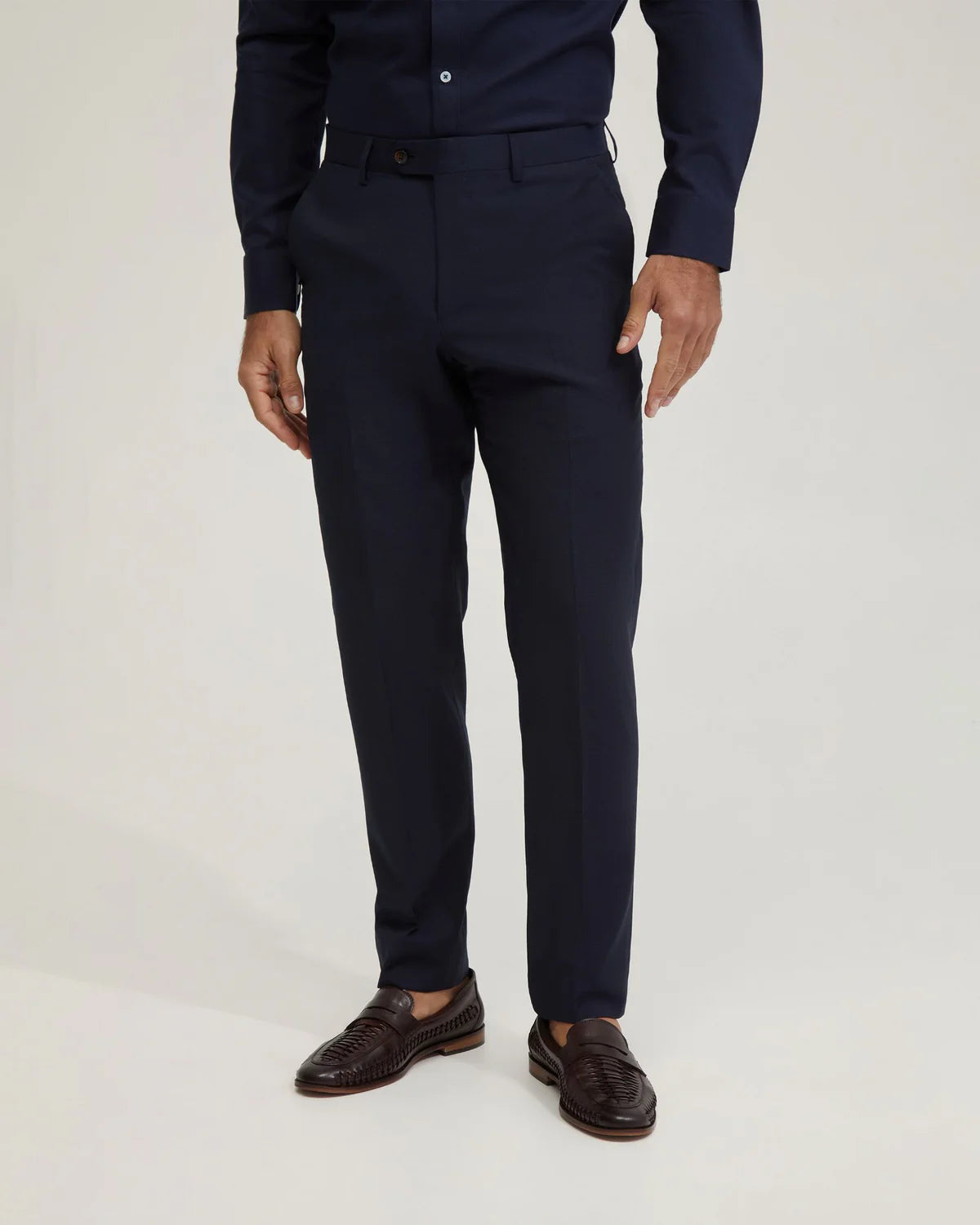GHOURI CLOTHING ARTICLE # 7808 Coleridge Washable Wool Suit Trousers
